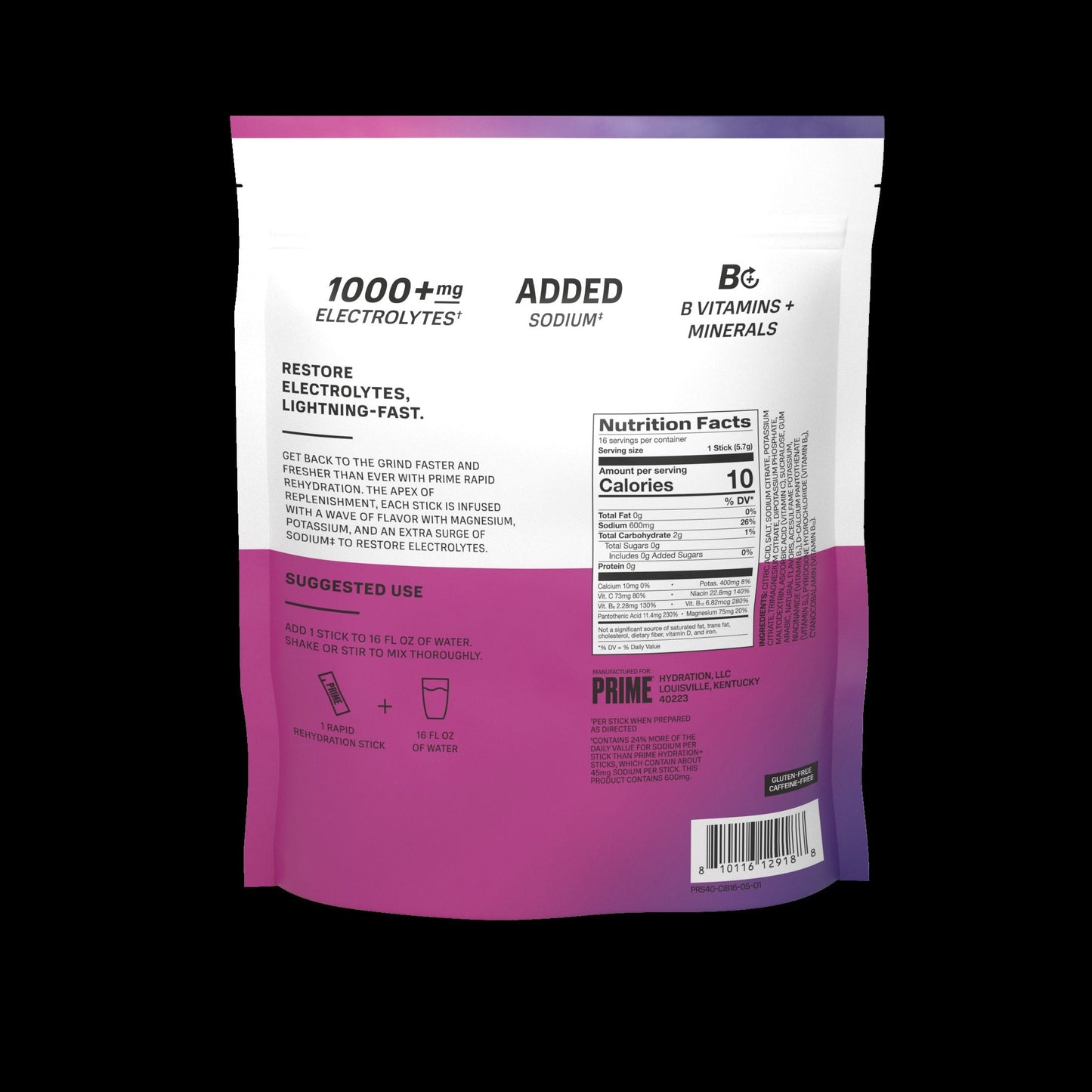 Rapid Rehydration Sticks - Berry Citrus Rush