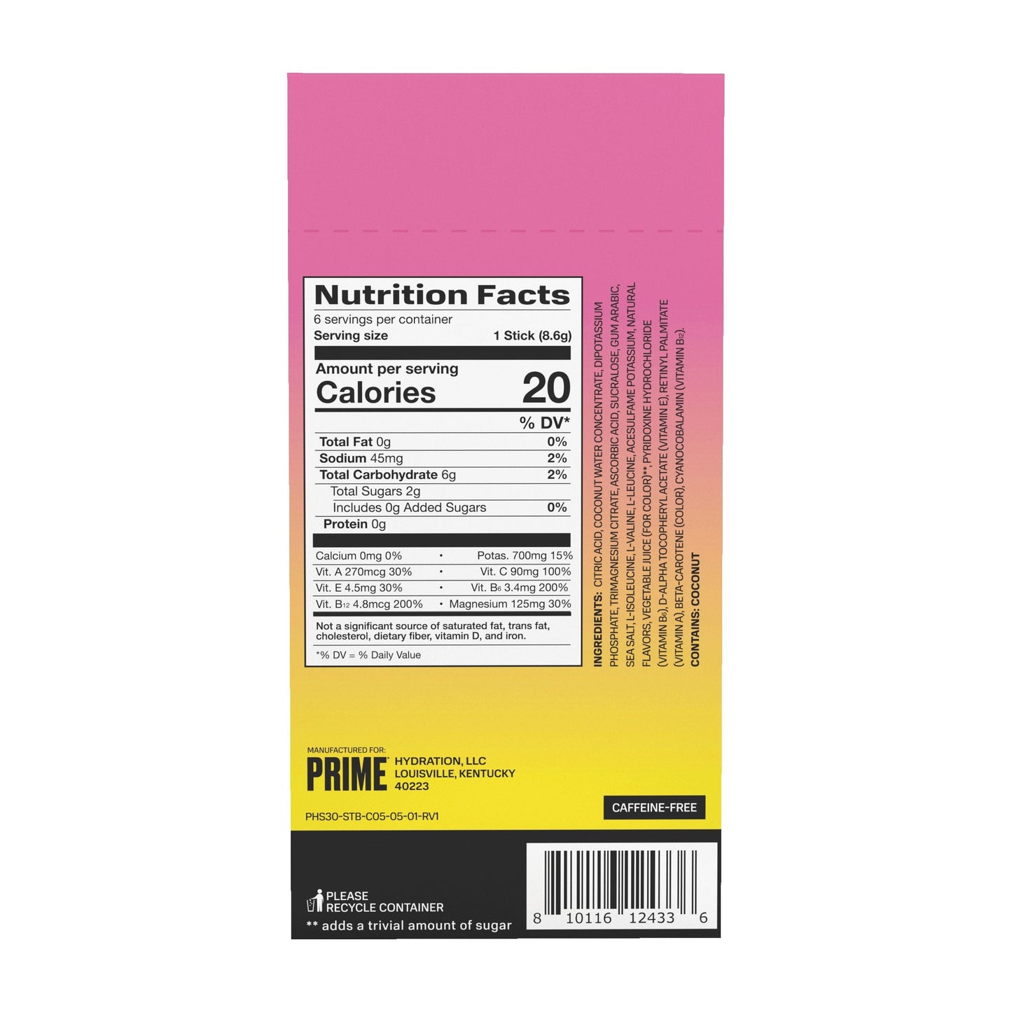 Hydration+ Sticks - Strawberry Banana