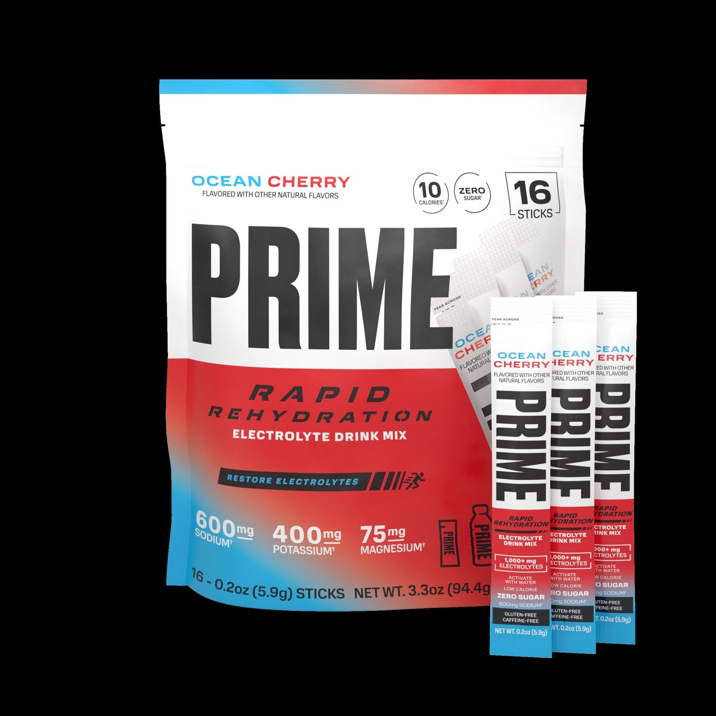 Rapid Rehydration Sticks - Ocean Cherry