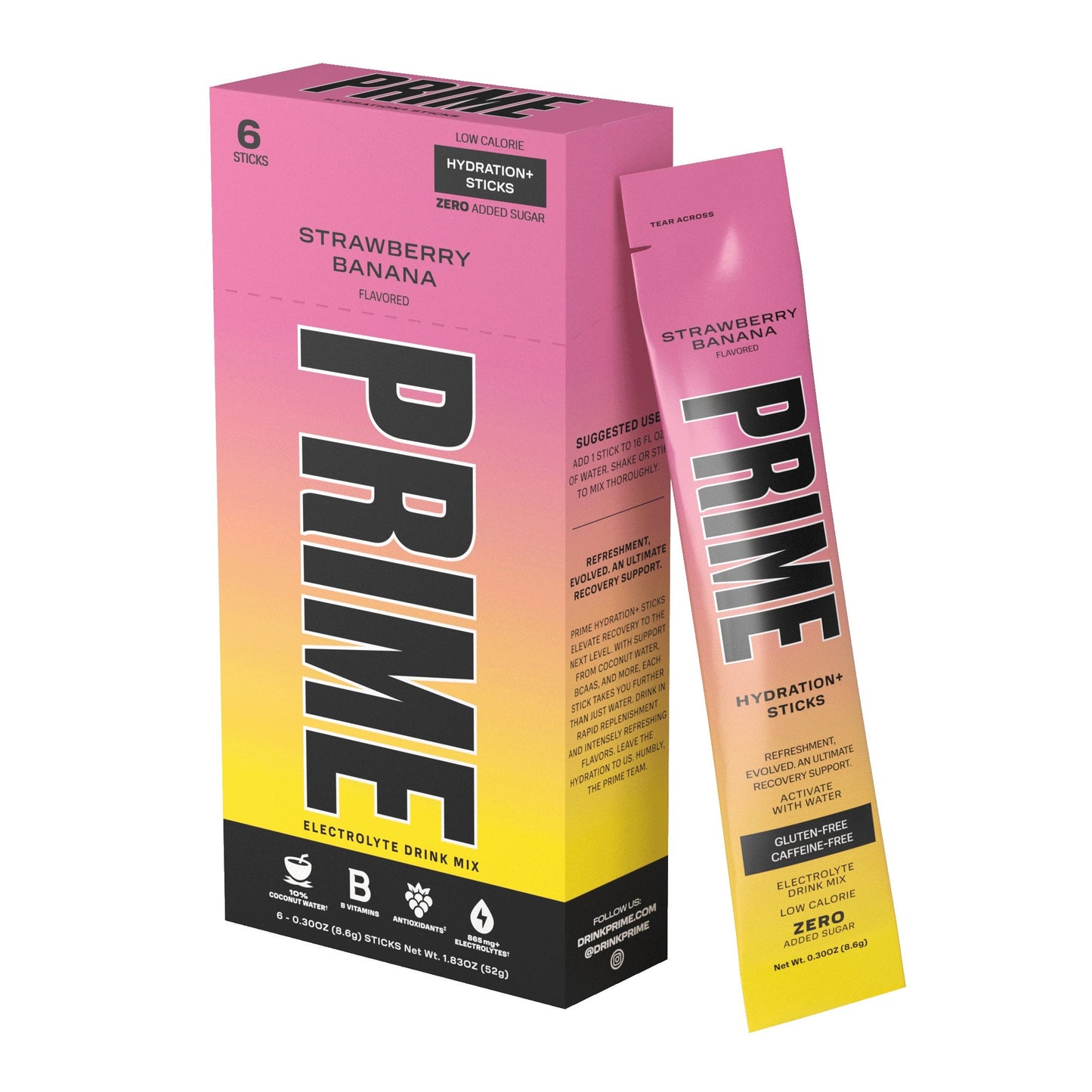 Hydration+ Sticks - Strawberry Banana